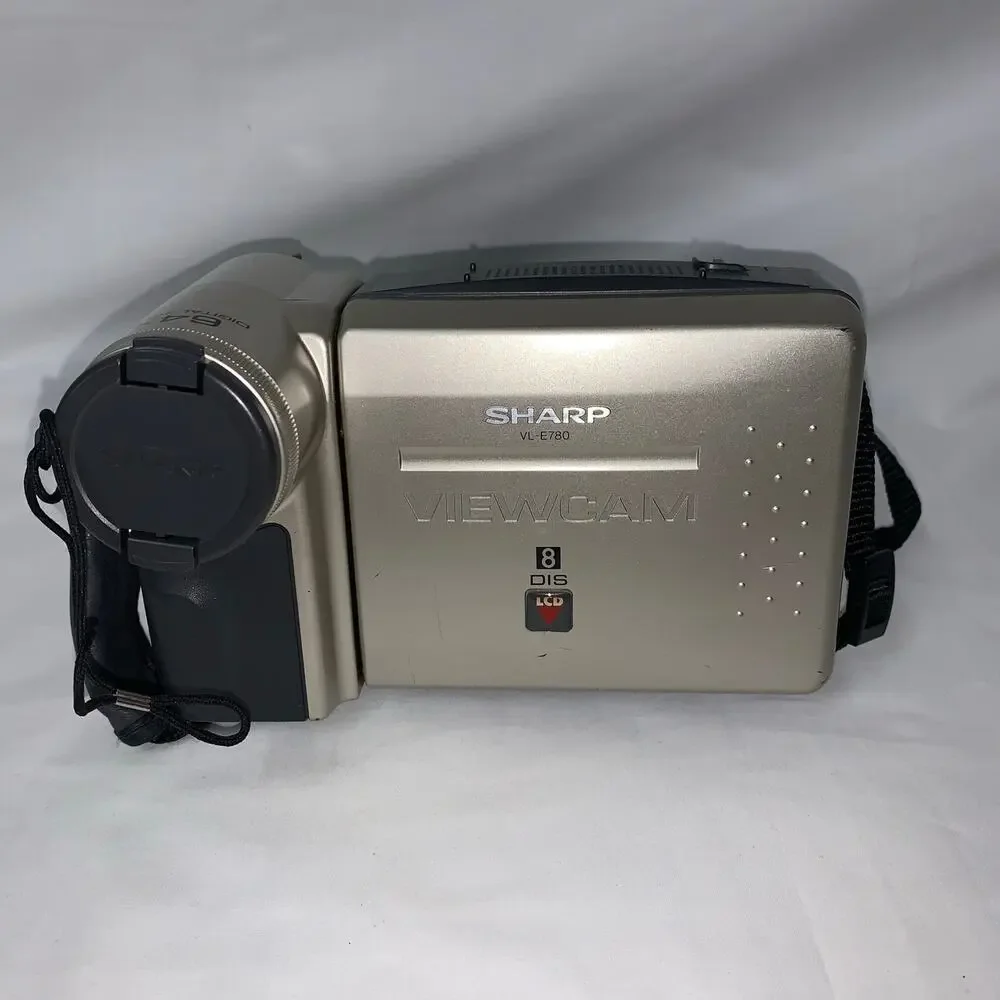 Vintage 2000’s Sharp VL-E780U Viewcam Video8 Camcorder & Accessories